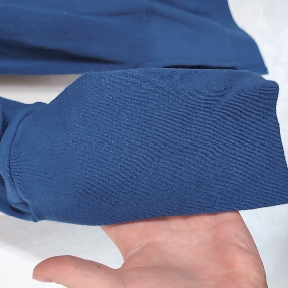 Blue Long Split Sleeve Tunic Blouse Size XX-Large - Picture 3 of 6